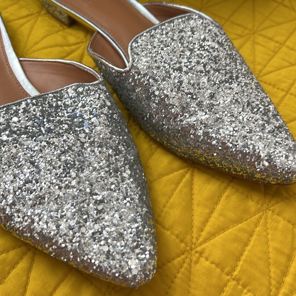 Jcrew Glitter Mules - Picture 2 of 4